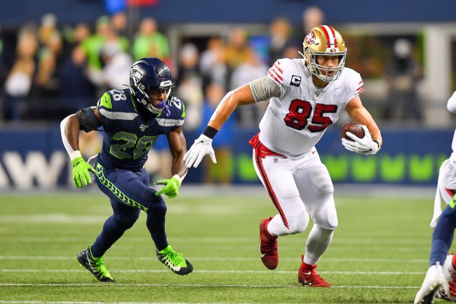 All-Pro TE George Kittle tells story about his draft day when the 49ers swooped in to pick him minutes before the Seahawks could