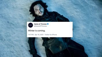 ‘Game of Thrones’ Twitter Tweets “Winter Is Coming”, Is Immediately Attacked By All Seven Kingdoms Of The Internet