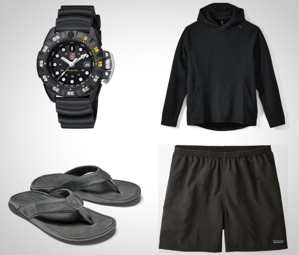 spring everyday carry essentials in black