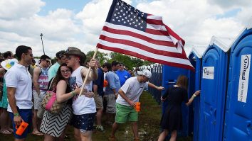 There Is No Tradition More Sacred Than The ‘Running Of The Urinals’ In The Infield Of The Preakness Stakes