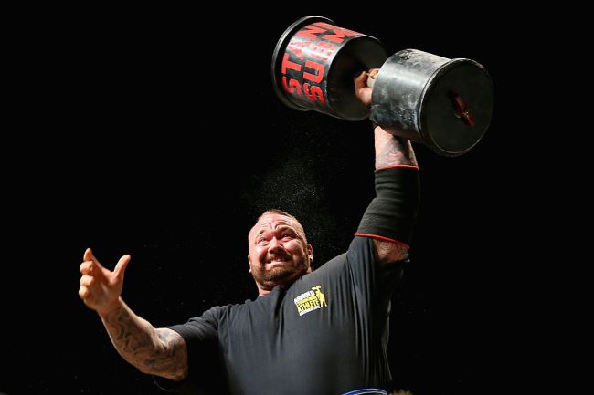 Game of Thrones actor and stongman Hafthor "Thor" Bjornsson AKA The Mountain lost over 100 pounds and is shredded.
