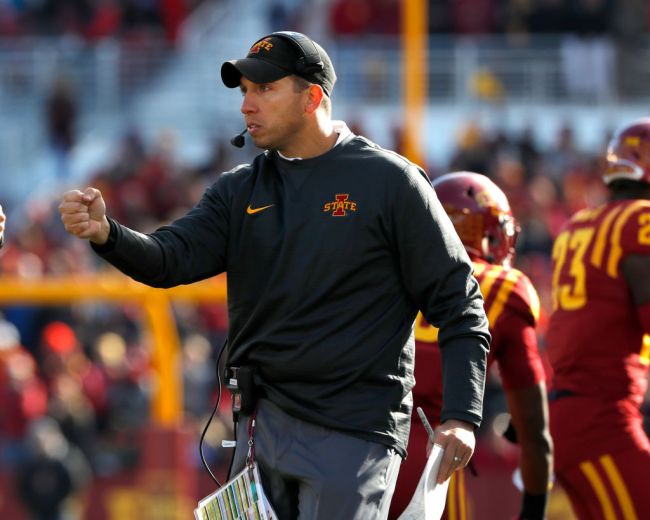 Iowa State Head Coach Matt Campbell