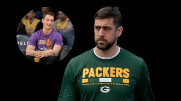 Miles Teller Having A Courtside Seat To The Aaron Rodgers/Packers Divorce Is The Low-Key The Funniest Dynamic Of The Whole Thing