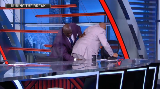 charles barkley leg cramp shaq