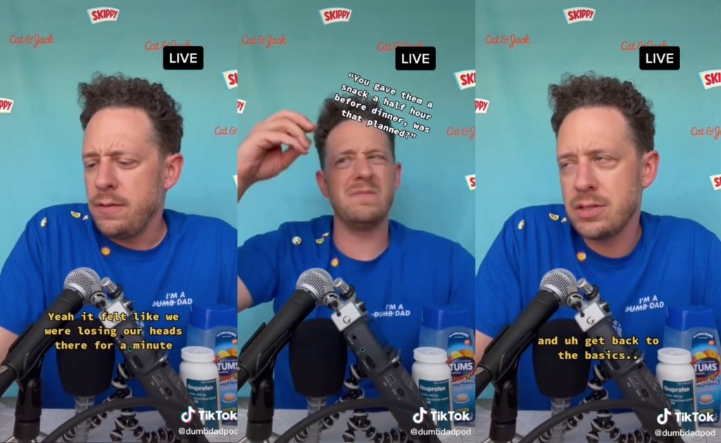comedian dad press conference like coaches