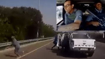 New Dashcam Footage Of An Armored Car Driver Eluding Armed Robbers Is Straight Out Of An Action Movie