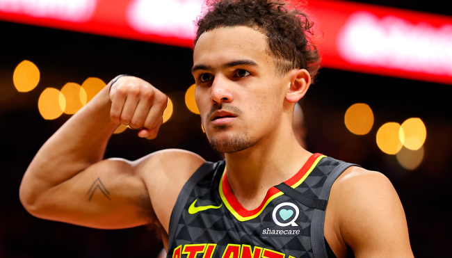 Trae Young perfect trash talking