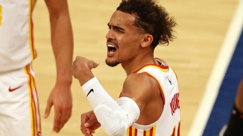 Trae Young Responds To Video Of Dirtbag Knicks Fan Appearing To Spit On Him During Game 2