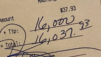 Customer Leaves Server $16,000 Tip On $37 Bill, Bar Splits It Among Employees, People Are Mad