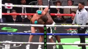 Fans Accuse Floyd Mayweather Of Holding Up Logan Paul After Knocking Him Out In Viral Conspiracy Theory Video