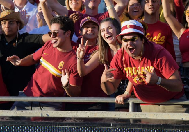 USC UCLA Football Fans