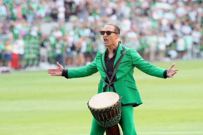 Matthew McConaughey Austin FC Drum