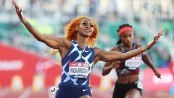 American Sprinter Sha’Carri Richardson Absolutely Dusted Her 100-Meter Olympic Trial Heat With One Shoe Untied