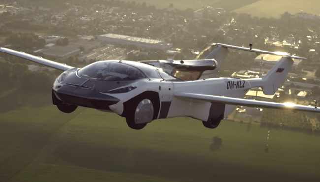 flying car first inter city trip