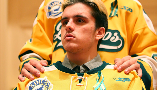 Ryan Straschnitzki Humboldt Broncos standing walker