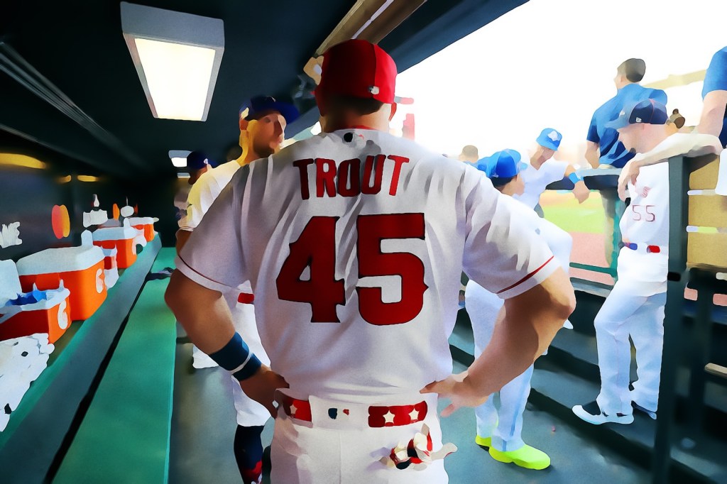Mike Trout Hunter Pence Whistle Interview Baseball GOAT