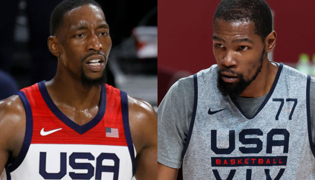 Kevin Durant Bam Adebayo Olympics argument