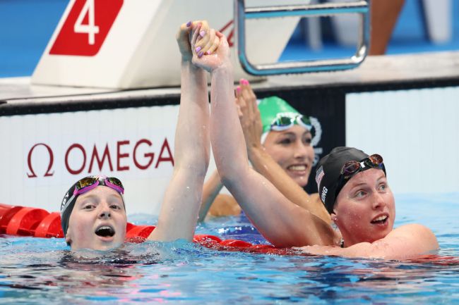 Lydia Jacoby Tokyo 2020 Lily King Swimming - Olympics: Day 4