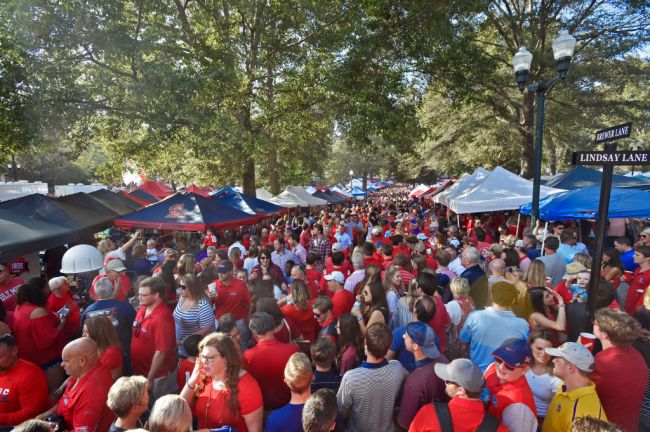 Ole Miss Football Grove Tailgate