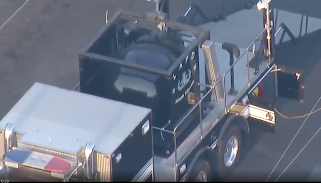 LAPD homemade illegal fireworks disposal explosion
