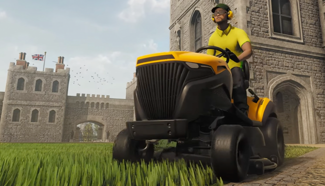 Lawn Mowing Simulator video game trailer