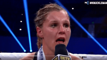 Revisiting Britain Hart’s Glorious ‘I Am Not A Human’ Post-Fight Speech In The Lead-Up To BKFC19