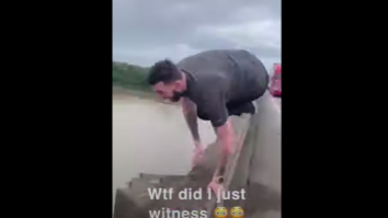 Some Lunatic Leaping Off A 100-Foot Bridge ‘Cause He Was Sick Of Sitting In Traffic Is Your Thrillseeker Of The Day