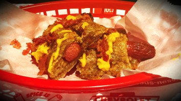 Here’s How To Make Guy Fieri’s Apple Pie Hot Dog At Home