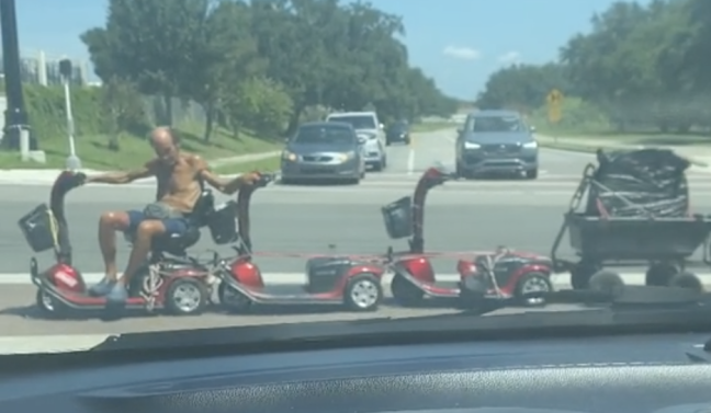 Florida Man Redneck Locomotive