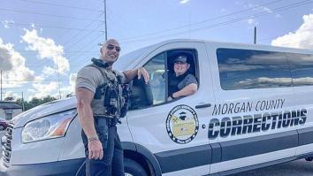 See The Man In This Photo? It’s NOT Dwayne ‘The Rock’ Johnson — We Swear