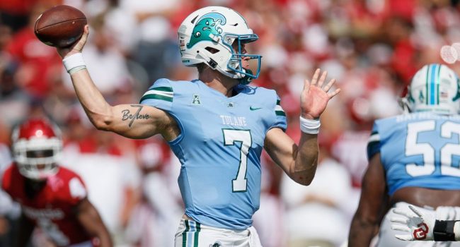 Tulane Greenie Helmets Throwback Mascot SEC
