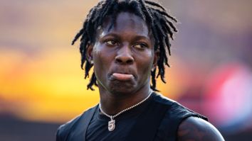 Ravens WR Hollywood Brown Allegedly Had Two Girlfriends At Sunday’s Game And The Math Adds Up