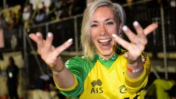 WATCH: Caroline Buchanan Becomes First Woman To Throw A Front-Flip On A Mountain Bike