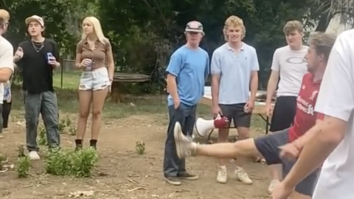 This Double ‘FIFA’ Save Is The Craziest Play In Beer Die History