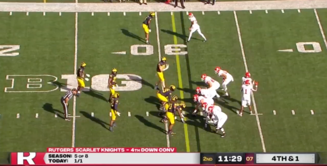 Rutgers Trick Play Michigan 4th Down