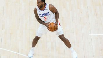 Kawhi Leonard Looking Like He’s Being Held Hostage During Corny Stadium Groundbreaking Ceremony Is Pure Comedy
