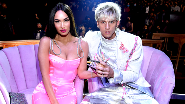 Machine Gun Kelly Pelted With Bottles And Tree Branches After Flipping Off Haters