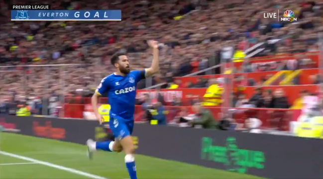 Andros Townsend Everton Cristiano Celebration