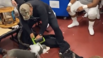 Coastal Carolina Celebrated Its Win Over Arkansas State By Decapitating A Wolf In The Locker Room