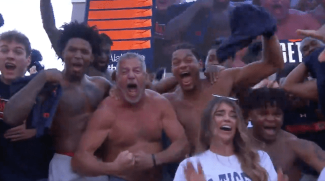 Bruce Pearl Shirtless Auburn Madi Prewett