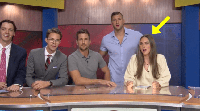 SEC Nation Tim Tebow Jordan Rodgers Ole Miss Newswatch Ron Burgundy