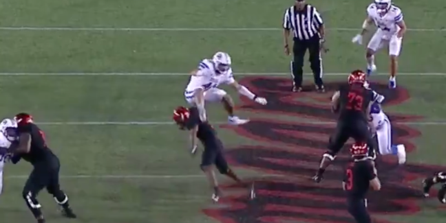 Isaac Slade-Matautia SMU Defense Houston Hurdle