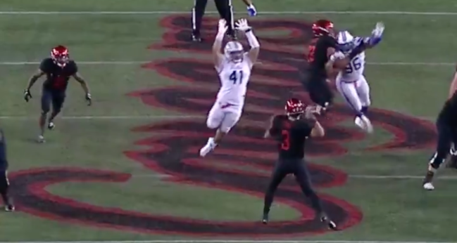 Isaac Slade-Matautia SMU Defense Houston Hurdle