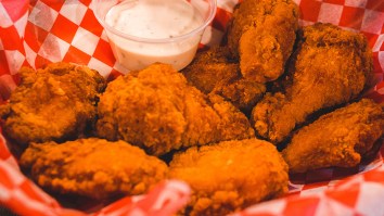 Woman Goes Viral Thanks To Photo Of A Deep-Fried Chicken Head She Found In An Order Of Wings