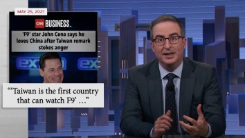 John Oliver Takes Shots At John Cena’s Extremely Weird Apology To China
