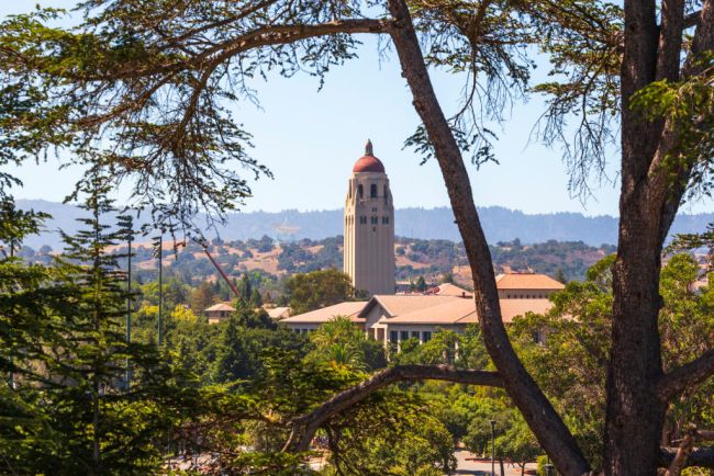 stanford students mask no helmet biking