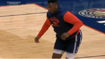 NBA Fans React To Zion Williamson Appearing To Have Gained A Ton Of Weight During Offseason
