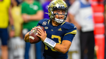 Georgia Tech’s QB Throws One Of The Most Embarrassing Pick-Sixes Of All-Time (Video)
