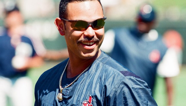 Carlos Baerga pregame ritual stool