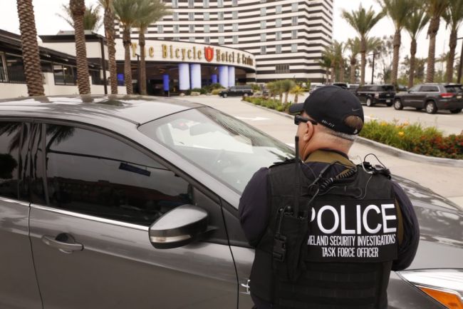 The Bicycle Hotel and Casino in Bell Gardens Money Laundering Chinese National Duffle Bags Los Angeles $100 Million Department Of Justice $500k Fine